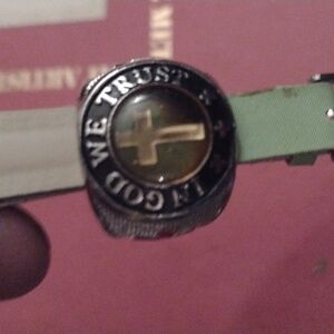 In God We Trust extra large men's ring